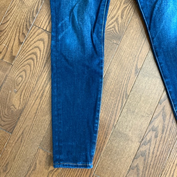 American Eagle Dream Jean high waist skinny jeans in dark blue - Picture 4 of 12